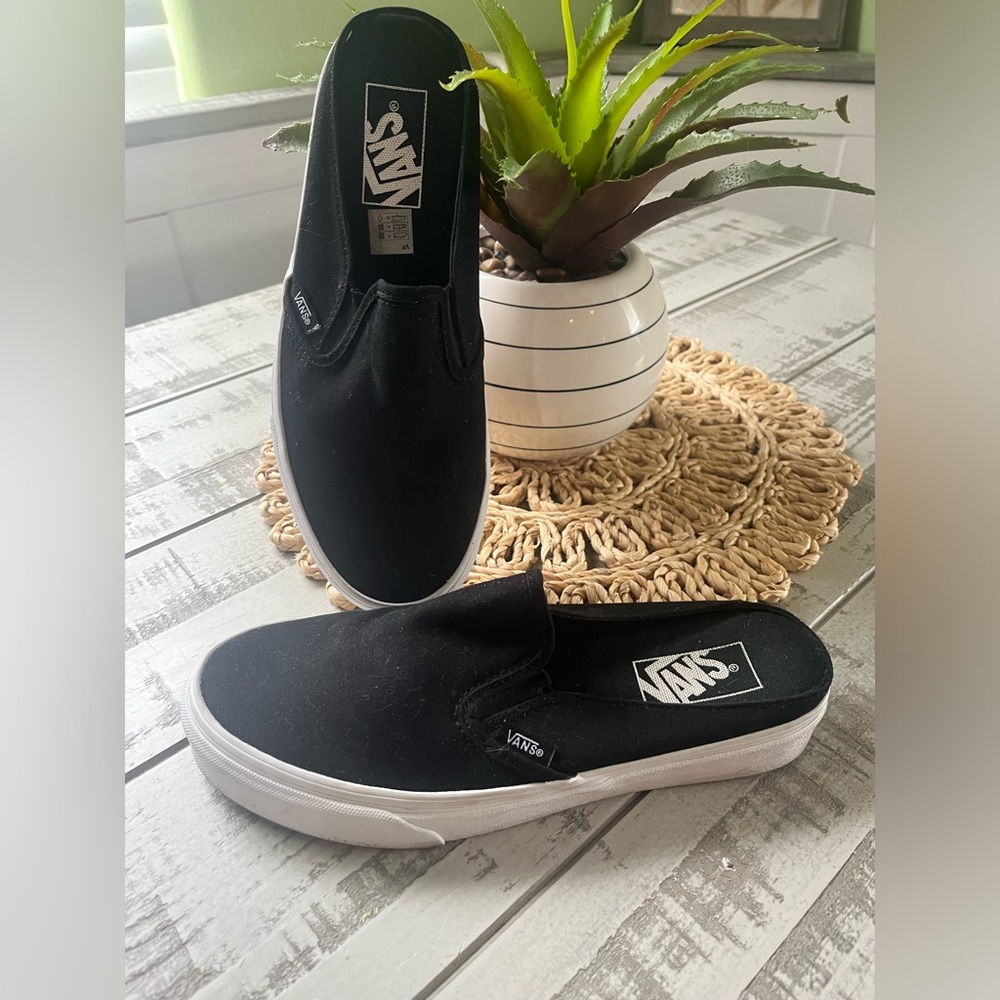 Vans slip on mules